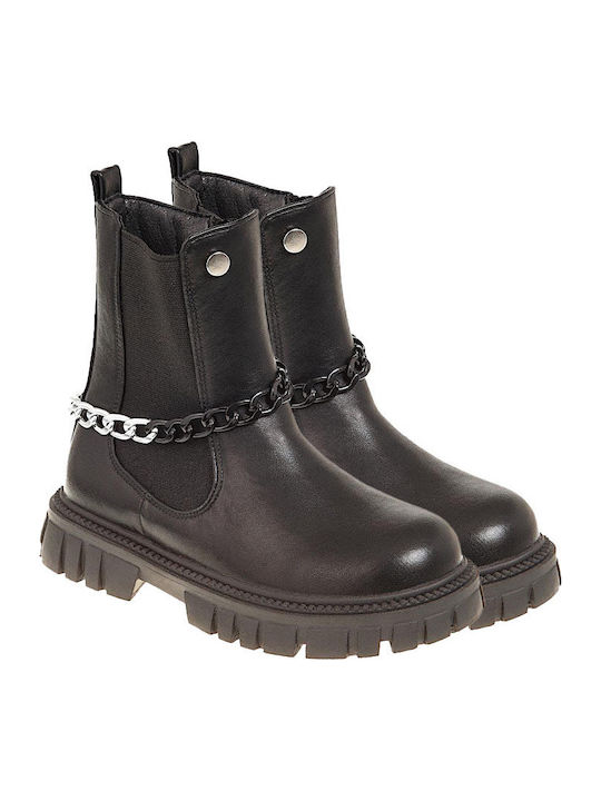 Kids Boots with Zipper Black
