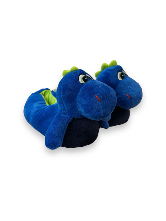 Adam's Shoes Anatomic Kids Slippers Blue