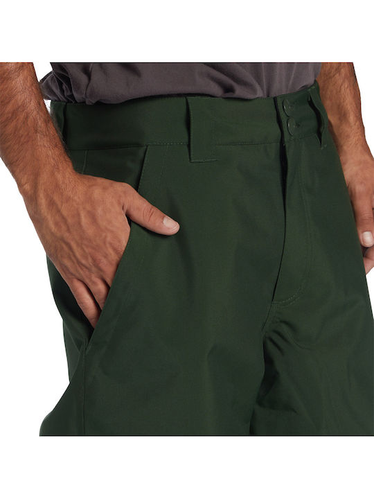 DC Chino Snow ADYTP03054-GZH0 Men's Trousers for Ski & Snowboard Green