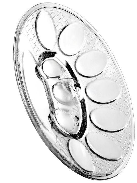 Kadax Glass Decorative Platter Transparent 10cm