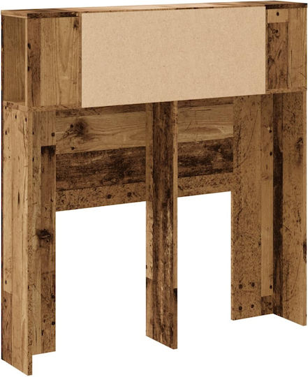 vidaXL Wooden Bed Headboard Brown 100x104.5cm