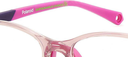 Polaroid Kids Acetate Frame Pink PLD D834 35J