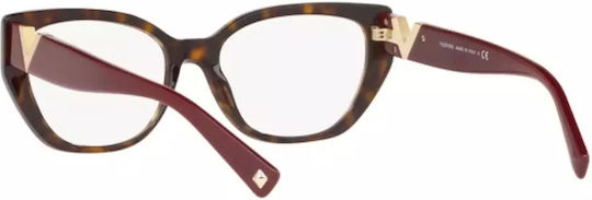 Valentino Rame Ochelari Pentru Femei Acetat Maro Tortoise