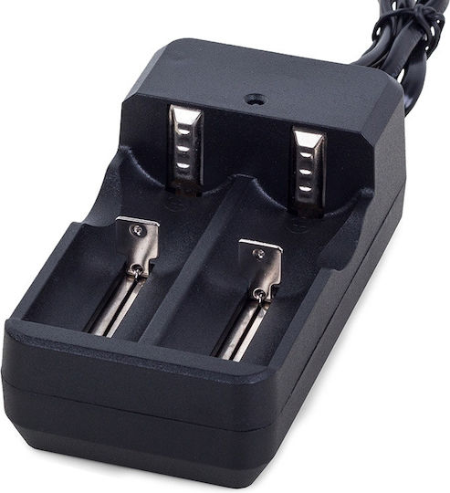 Verk Group Charger 2 Batteries Li-ion Size 18650/16340/26650/14500