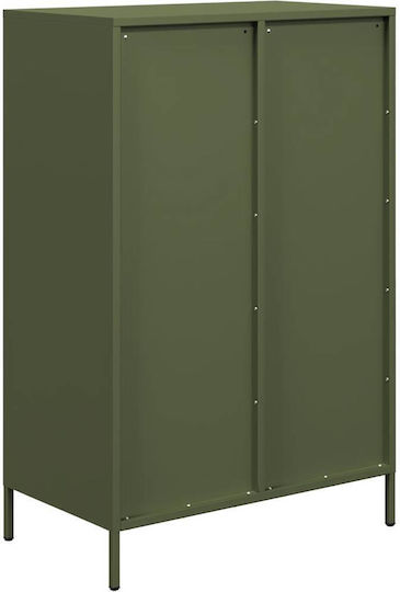 Метална Чекмеджера За Бюро Зелен Ладис 68x39x101.5см