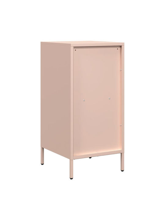 Συρταριέρα Γραφείου Μεταλλική Ροζ 35x39x73.5cm