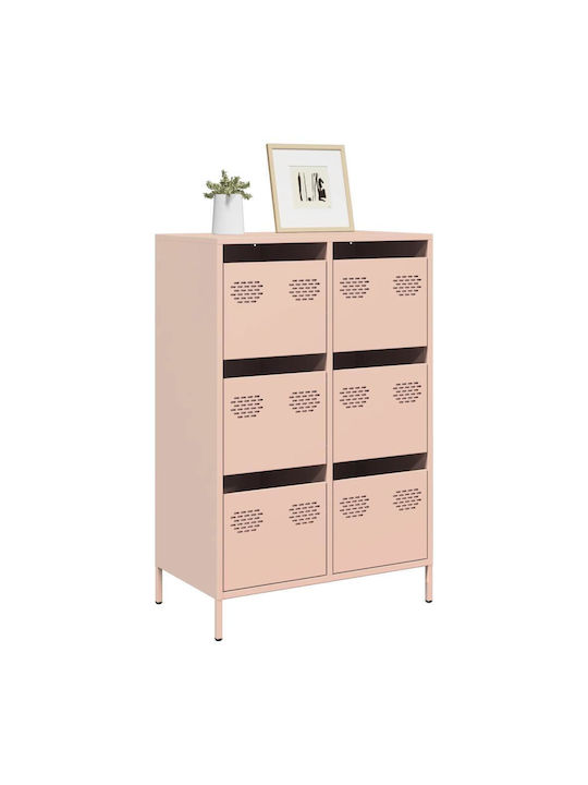 Чекмеджета Офис Метална Pink 68x39x101.5см