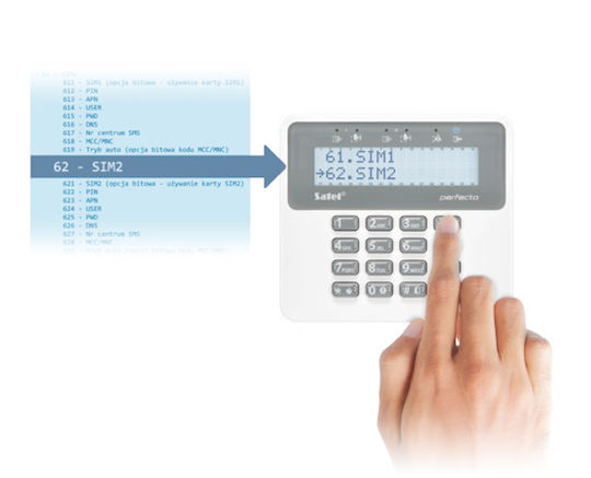 Satellite Wireless Keypad Perfecta Prf-lcd-wrl