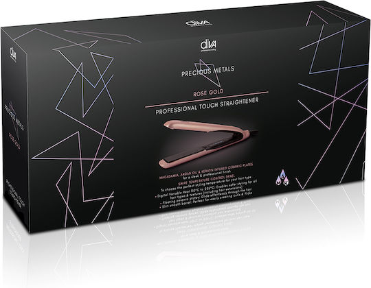 Diva Pro Styling Touch Πρέσα Μαλλιών με Κεραμικές Πλάκες 53W