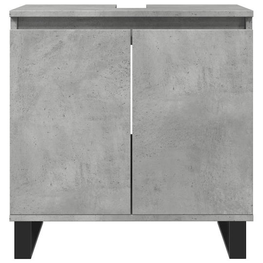 vidaXL Countertop without Sink L58xW33xH60cm Gray Concrete