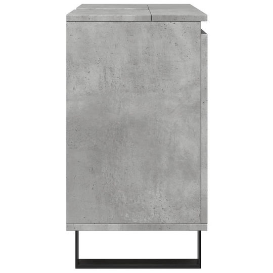 vidaXL Countertop without Sink L58xW33xH60cm Gray Concrete