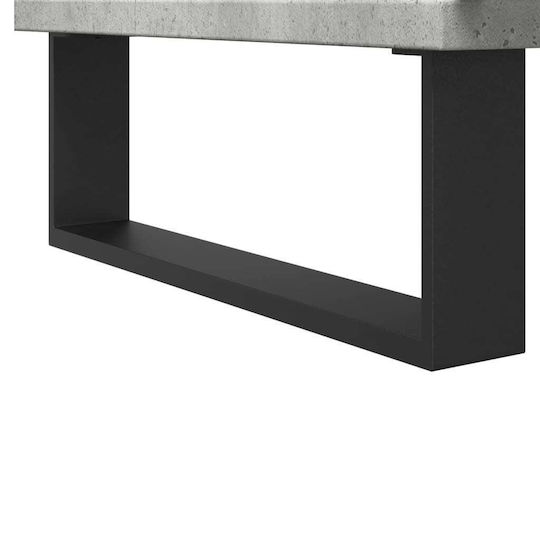 vidaXL Countertop without Sink L58xW33xH60cm Gray Concrete