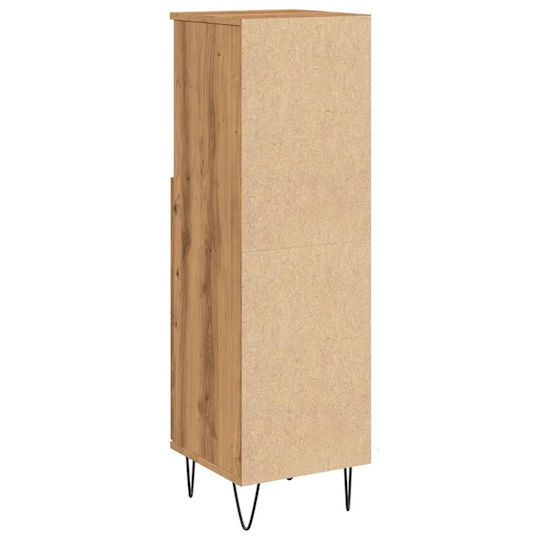 vidaXL Bathroom Cabinet L30xW30xH100cm Oak