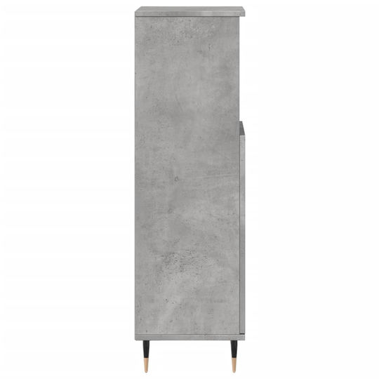 vidaXL Badezimmerschrank B30xT30xH100cm Gray