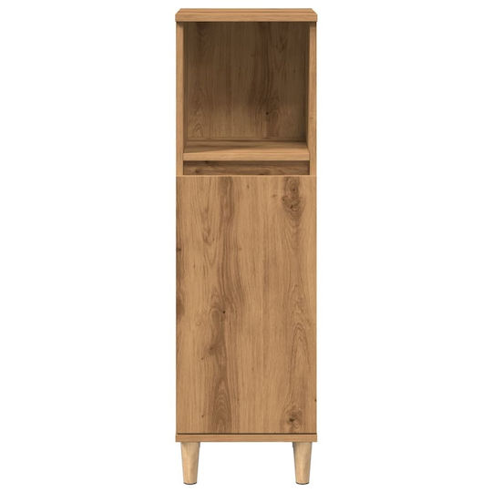 vidaXL Ντουλάπι Μπάνιου 30x30x100cm Δρυς