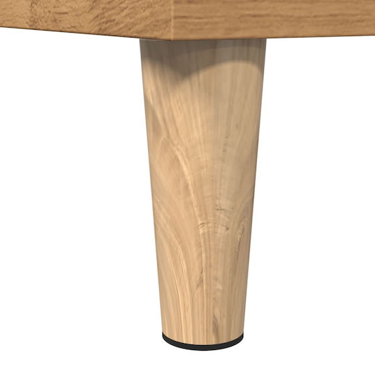 vidaXL Ντουλάπι Μπάνιου 30x30x100cm Δρυς