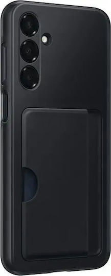 Samsung Card Slot Back Cover Σιλικόνης / Πλαστικό Μαύρο (Samsung Galaxy A16)