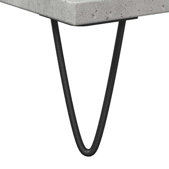 vidaXL Floor Bathroom Column Cabinet L30xD30xH190cm Gray