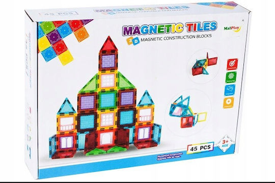 MalPlay Jucărie Magnetică De Construcție Pentru Copii 3+ Ani