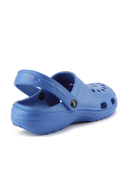 Fshoes Herren Clogs Blau