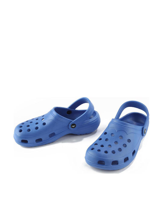 Fshoes Herren Clogs Blau