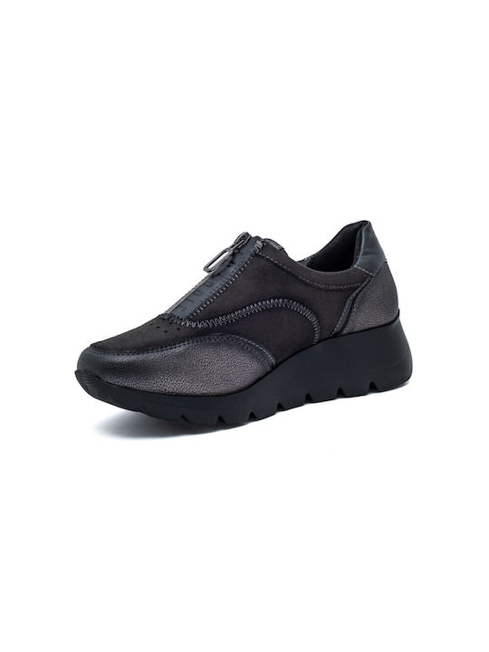 Damen Mokassins in Gray Farbe