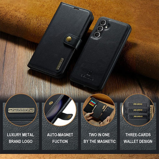 Samsung Портмоне Черен (Galaxy S24 FE)