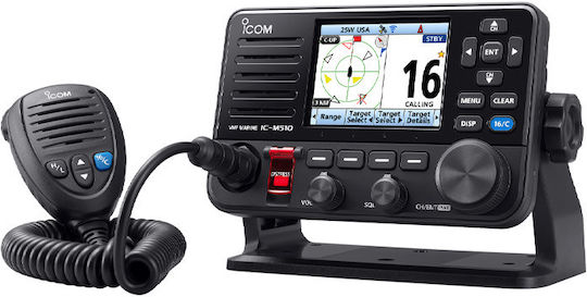 Icom IC-M510E EVO AIS Ασύρματος Πομποδέκτης VHF Marine με Έγχρωμη Οθόνη