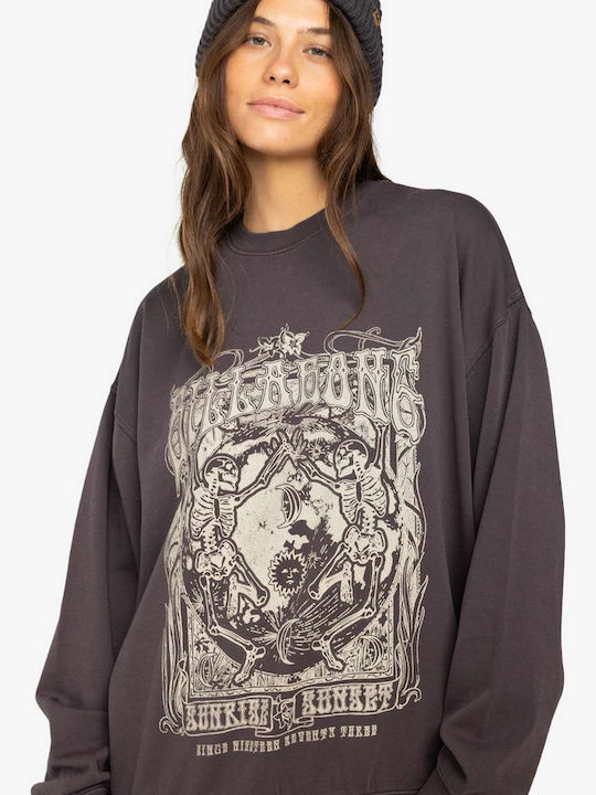Ride In Women's Sweatshirt Hooded Black Sands 5 Black