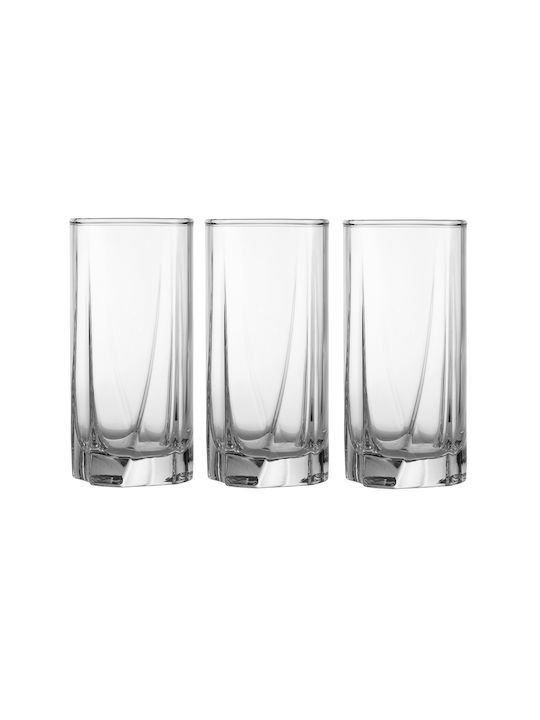 Uniglass Shine Set of Glasses Water made of Glass 360ml 3pcs