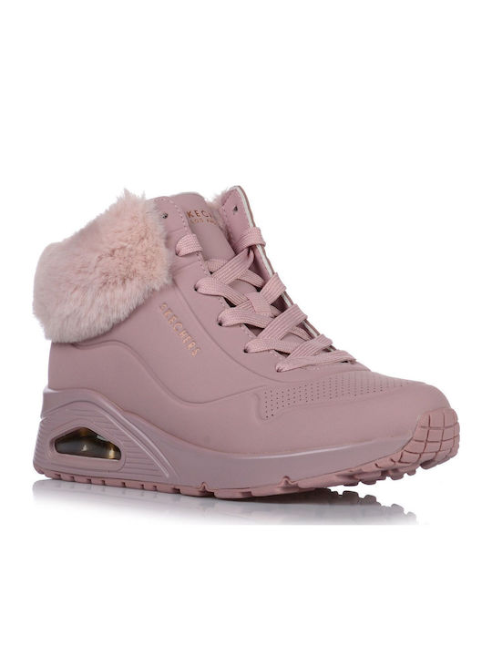 UNOFALL AIR Kids Sneakers High Pink