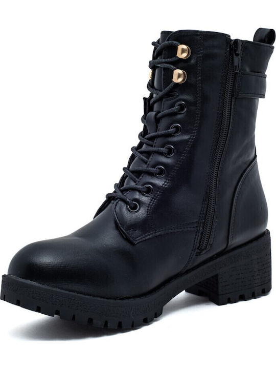 Stiefeletten Damen Schwarz