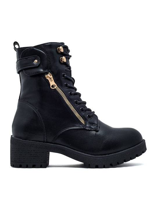 Stiefeletten Damen Schwarz