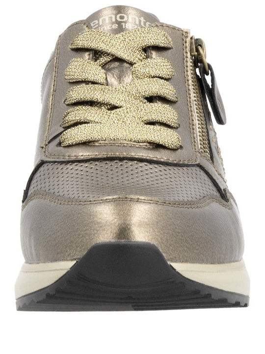 Γυναικεία Ανατομικά Sneakers Χρυσά