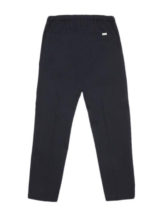 Hose Elastisch in Tapered Schnitt Blau