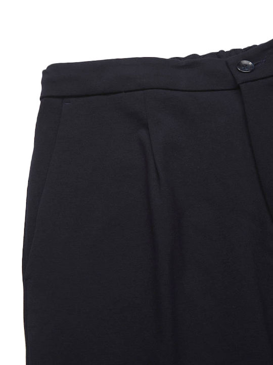 Hose Elastisch in Tapered Schnitt Blau