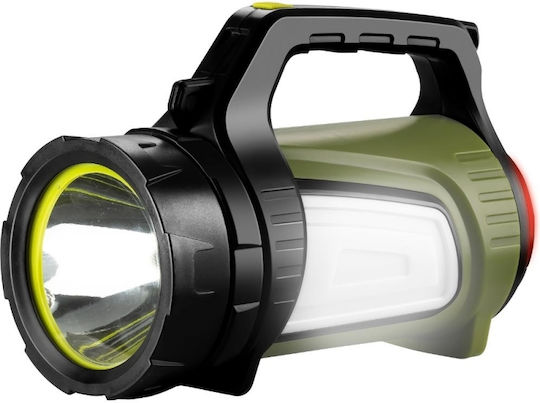 Retlux Wiederaufladbar Handstrahler LED IP44 mit maximaler Helligkeit 400lm Schwarz