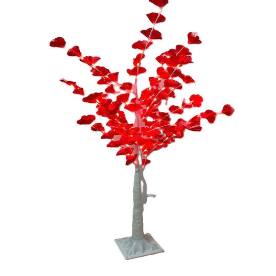 Christmas Decorative Illuminated Tree 155cm Red