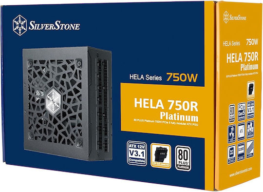 Silverstone Hela 750R Platinum 750W Μαύρο Τροφοδοτικό Υπολογιστή Full Modular