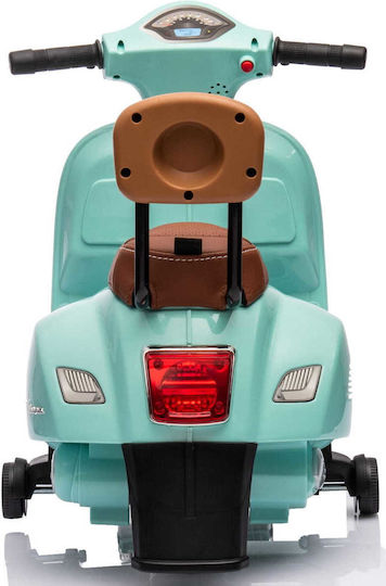 Παιδική Vespa Scooter & Backrest Ηλεκτροκίνητη Τιρκουάζ