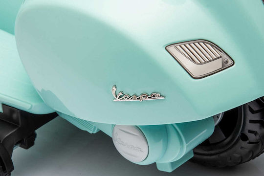 Παιδική Vespa Scooter & Backrest Ηλεκτροκίνητη Τιρκουάζ