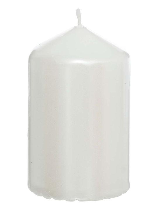 Christmas White Candle 5cm 4pcs