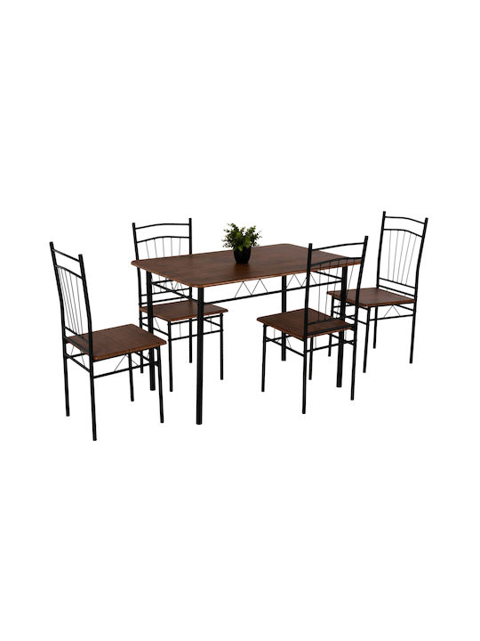 Dining Room Peary 5pcs 110x60cm