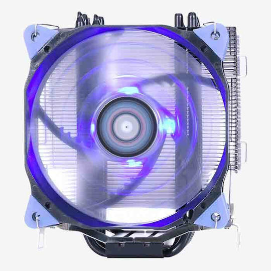 Aerocool Verkho 5 Dark CPU Cooler for Socket AM4/AM5/1200/115x/1700 Blue