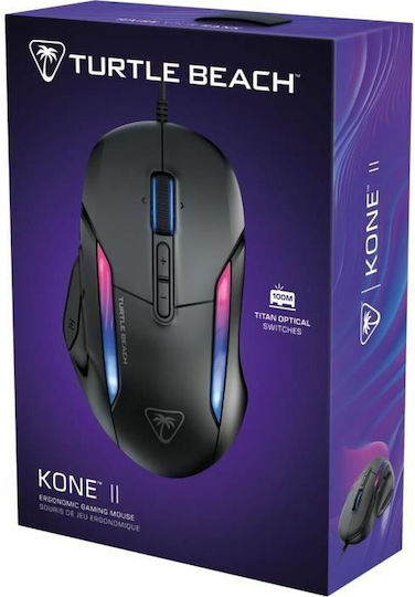 Turtle Beach Kone II RGB Gaming Ποντίκι 26000 DPI Μαύρο
