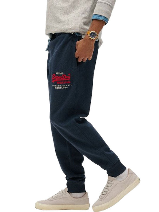 Superdry Sweatpants Navy Blue