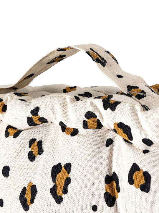 Atmosphera Kids Throw Pillow A-s Leopard 40x40cm White