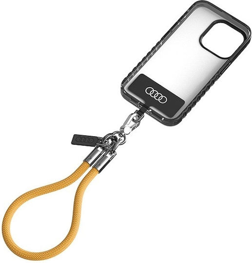 Audi Universal Phone Lanyard 28cm 8mm Yellow Yellow Au-hsl8-r8/d1-yw