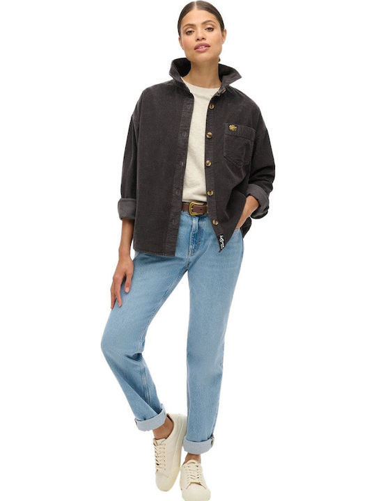 Γυναικείο Μαύρο Overshirt