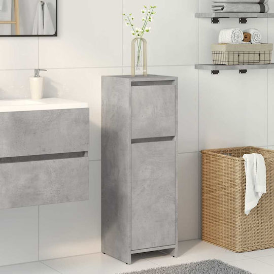 vidaXL Bathroom Cabinet L30xW30xH95cm Gray